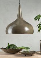 LAMPA SUFITOWA BRĄZOWA 40cm