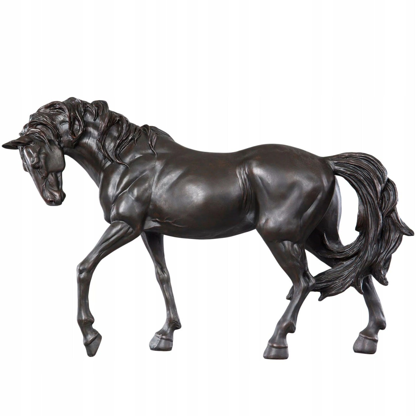 FIGURKA KOŃ XL CZARNA DUŻA 67CM