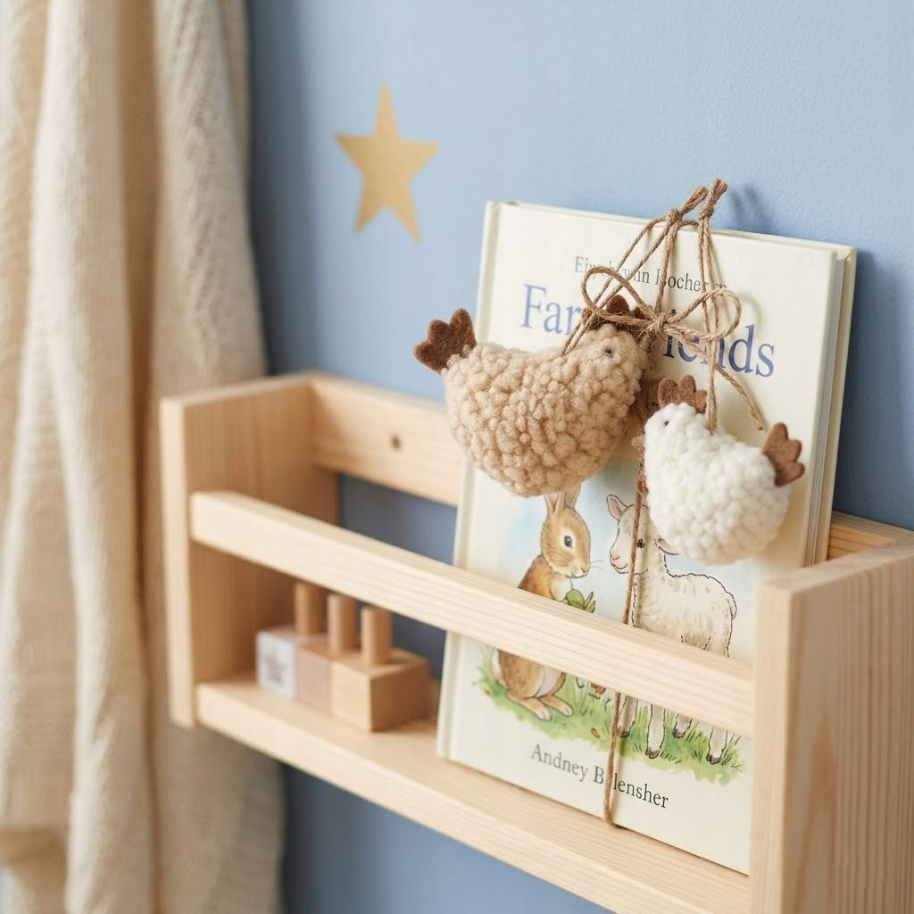 ZAWIESZKA BOMBKA NA WIELKANOC KURA KOGUT 2 szt NA DRZEWKO DRZWI PREZENT