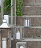 LAMPION SKANDYNAWSKI DREWNIANY 2 SZT
