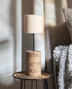 KLOSZ ABAŻUR DO LAMPY BEŻOWY 20CM