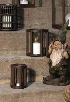 LAMPION SKANDYNAWSKI BRĄZOWY 2 SZT.