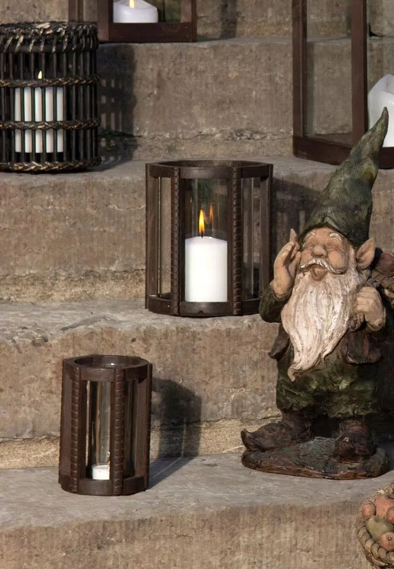 LAMPION SKANDYNAWSKI BRĄZOWY 2 SZT.