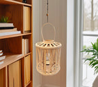 LAMPION BOHO BAMBUSOWY 38CM