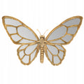 LUSTRO MOTYL DEKORACJA ŚCIENNA ZŁOTA