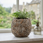 DONICZKA NA BALKON TARAS KWIATY 15cm BONSAI OSŁONKA LOFT BOHO BETONOWA