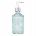 DOZOWNIK SOAP BŁĘKITNY SZKLANY 500ML