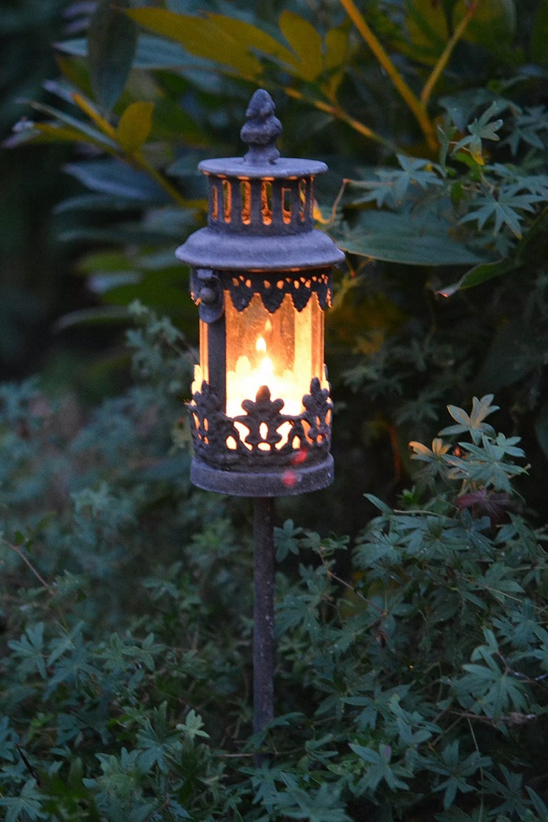 LAMPION OGRODOWY DO WBICIA METALOWY