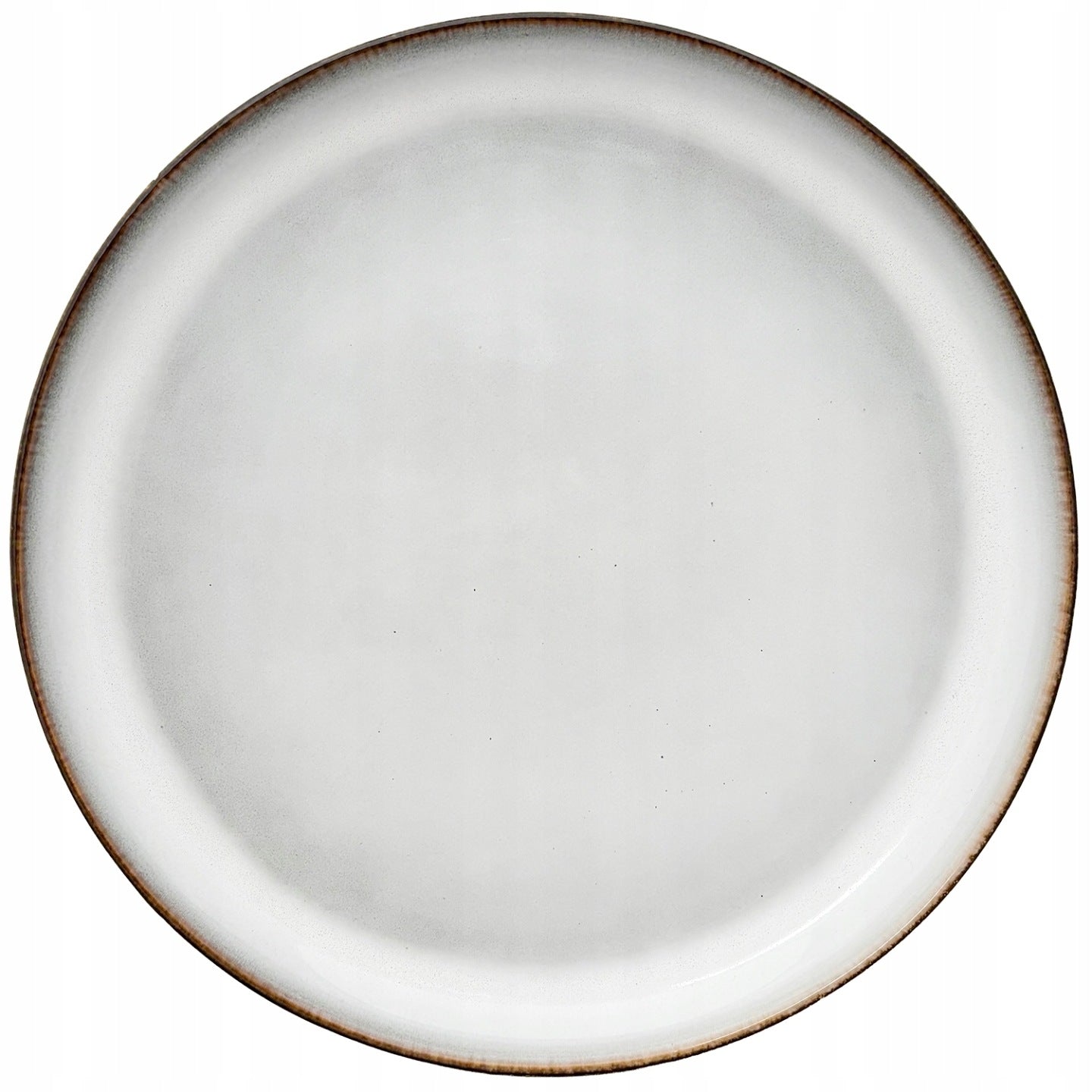 TALERZ OBIADOWY PŁYTKI PŁASKI 25cm CERAMICZNY OKRĄGŁY NA SZTUKI SERWIS