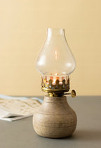 ŚWIECZNIK LAMPA NAFTOWA IMITACJA WYS. 22CM