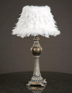KLOSZ DO LAMPY PIÓRA BIAŁY 21cm
