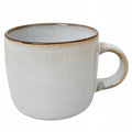 KUBEK CERAMICZNY 400ml DUŻY SZARY DO KAWY HERBATY Z UCHWYTEM NA KAWĘ