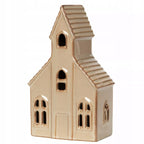 FIGURKA DOMEK LAMPKA CERAMICZNA 18X11CM