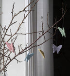 ZAWIESZKA BOMBKA NA WIELKANOC MOTYL MOTYLE 5 szt NA DRZEWKO DRZWI PREZENT