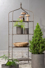 REGAŁ METALOWY SOLIDNY OGRODOWY 114cm