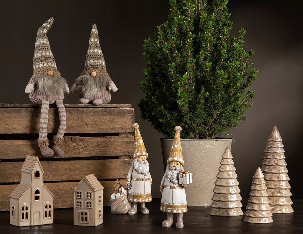 FIGURKA DOMEK LAMPKA CERAMICZNA 18X11CM