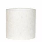 KLOSZ DO LAMPY biały lniany walec 40cm