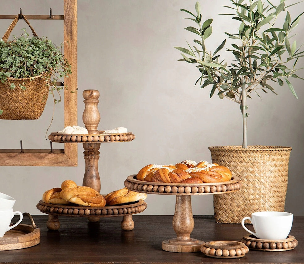 PATERA BOHO DREWNO MANGO 30CM