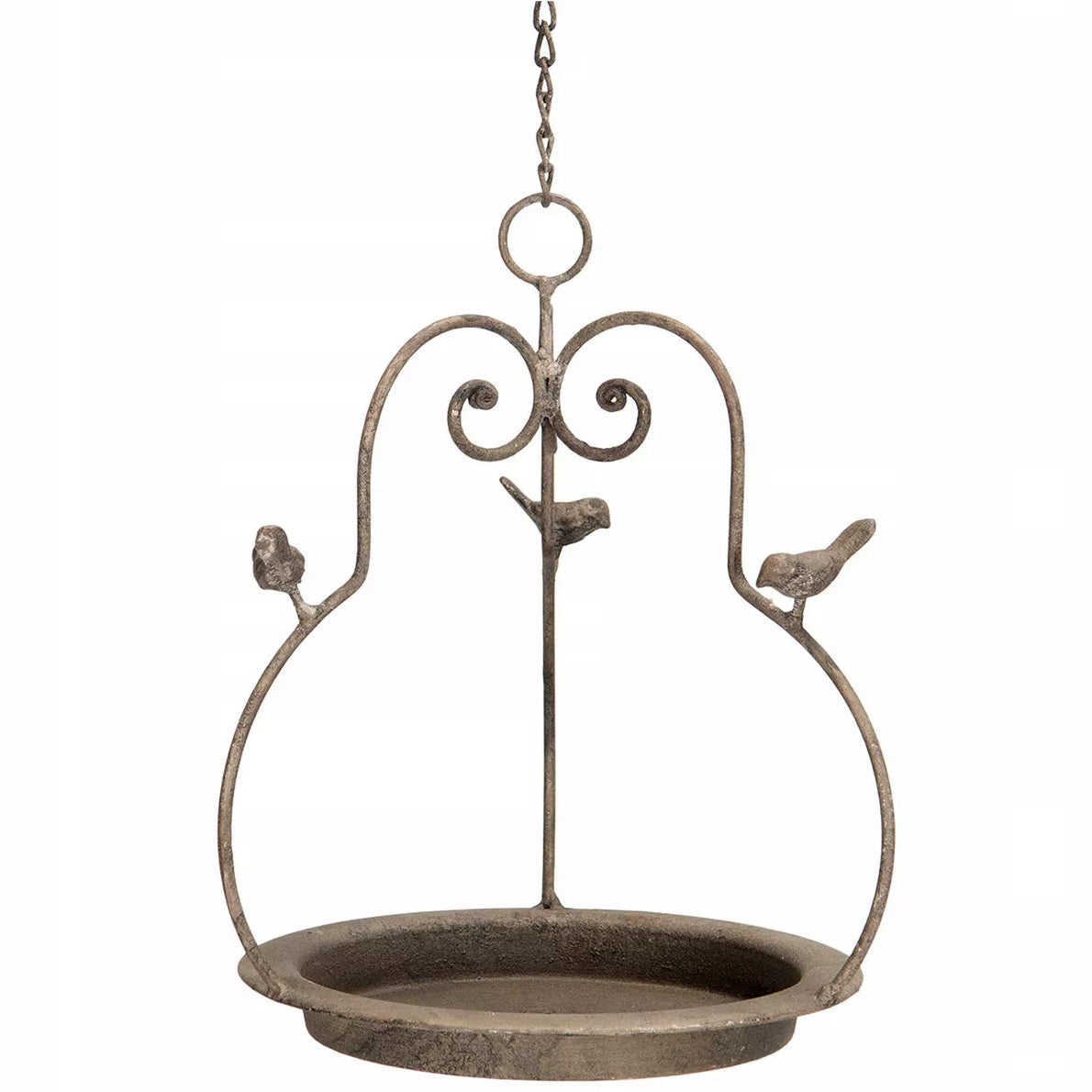 KARMNIK DLA PTAKÓW wiszący stare złoto