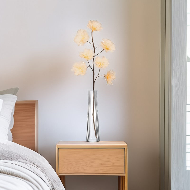 GAŁĄZKA DEKORACYJNA naturalne pióra 100cm beżowa