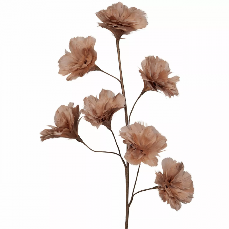 GAŁĄZKA DEKORACYJNA naturalne pióra 100cm