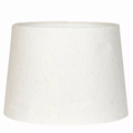 KLOSZ DO LAMPY biały lniany 35cm