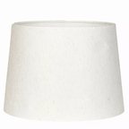 KLOSZ DO LAMPY biały lniany 35cm