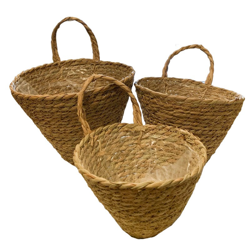 KWIETNIK BOHO ścienny naturalny 3 szt.