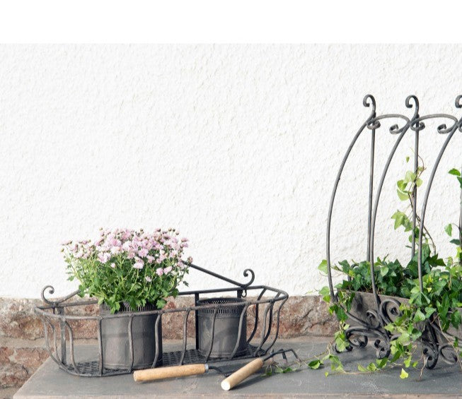 KWIETNIK RETRO metalowy komplet