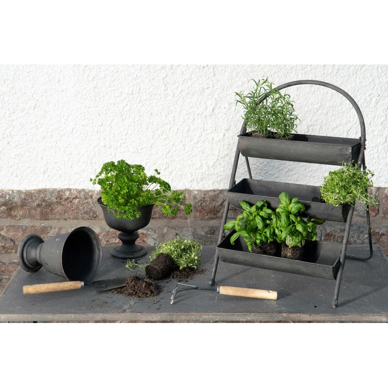 KWIETNIK STOJĄCY metalowy wys. 68cm
