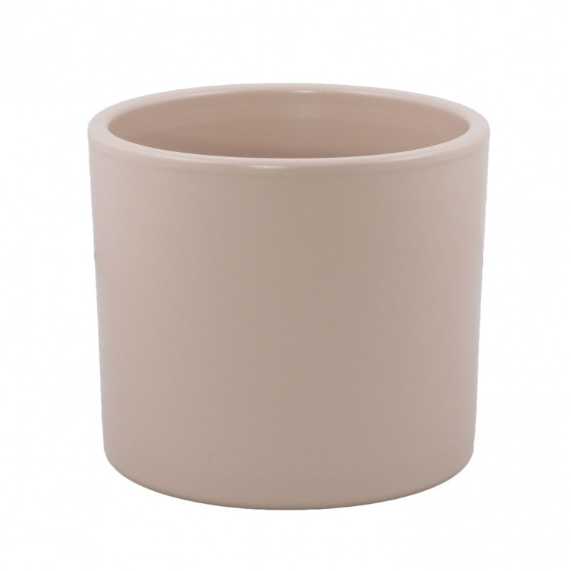 RÓŻOWA DONICA CERAMIKA ŚR. 13CM