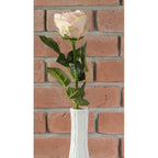 SZTUCZNA RÓŻA łososiowa 56cm