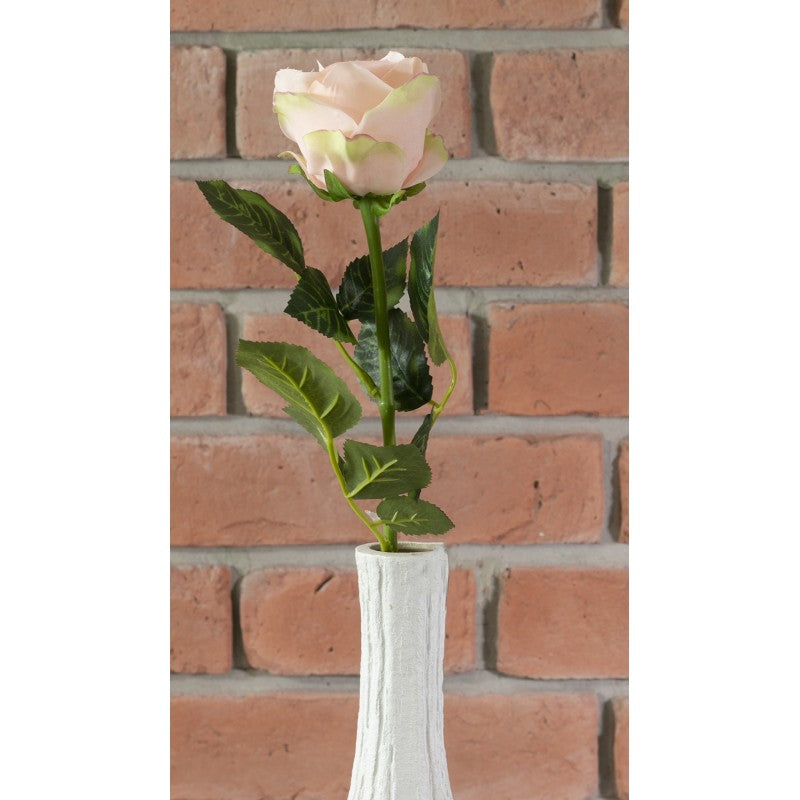 SZTUCZNA RÓŻA łososiowa 56cm