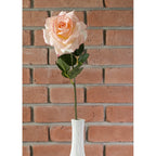 SZTUCZNA RÓŻA różowa 64cm