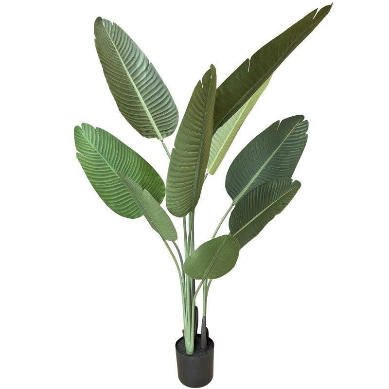SZTUCZNA STRELICJA XL DUŻA 160cm BANANOWIEC JAK ŻYWA ROŚLINA DRZEWKO KWIAT