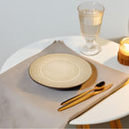 TALERZ DESEROWY BEŻOWY 20cm