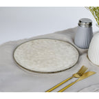 TALERZ OBIADOWY ceramiczny szary 28cm
