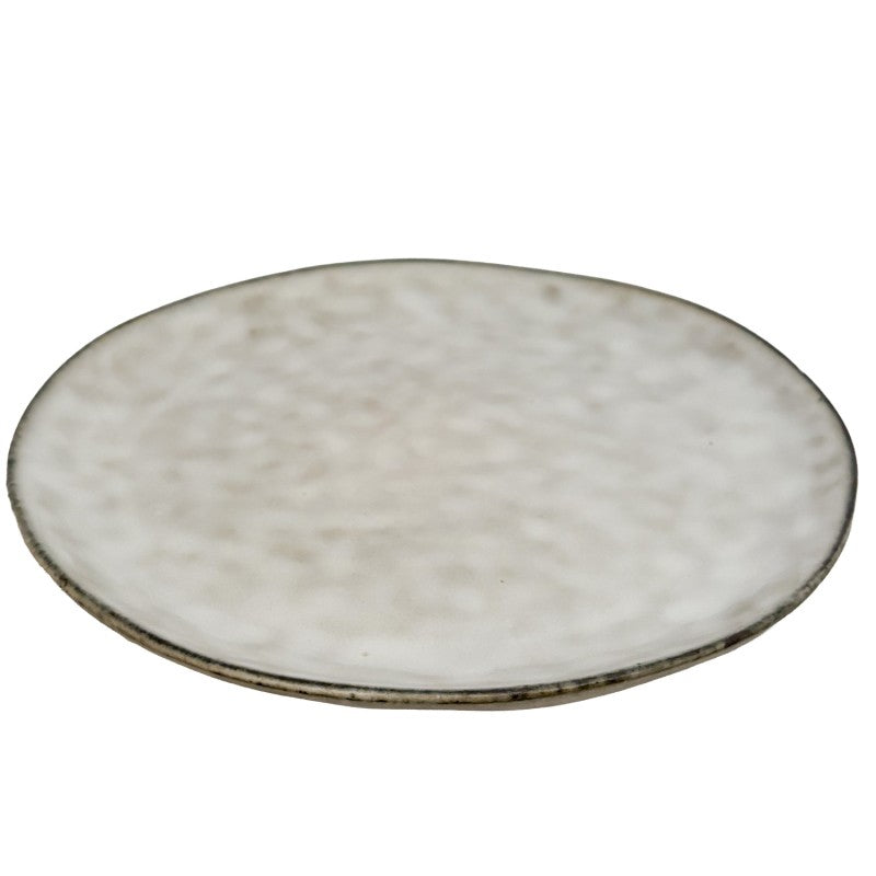 TALERZ OBIADOWY ceramiczny szary 28cm