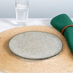 TALERZ OBIADOWY ceramiczny szary 28cm