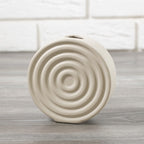 WAZON CIRCLE beżowy śr. 12cm