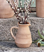 WAZON DZBANEK GLINIANY naturalny 20cm