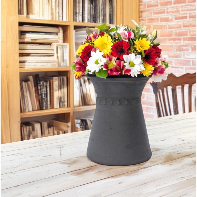 WAZON GLINIANY czarny 21cm