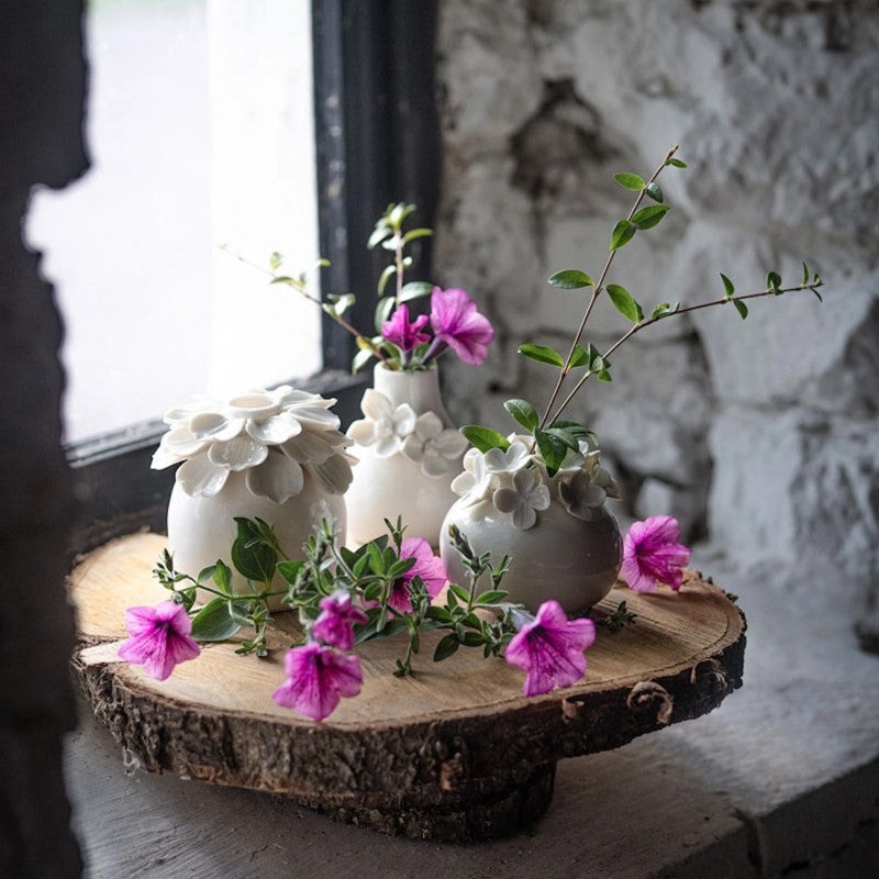 WAZON KWIAT MAŁY CERAMICZNY