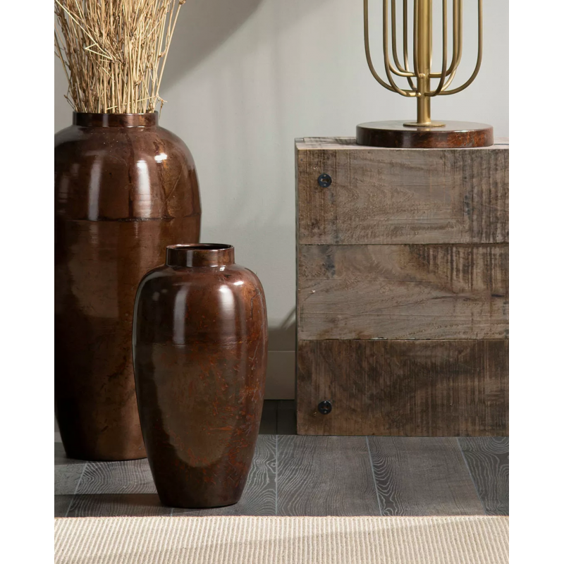 WAZON LOFT podłogowy brązowy wys. 41cm