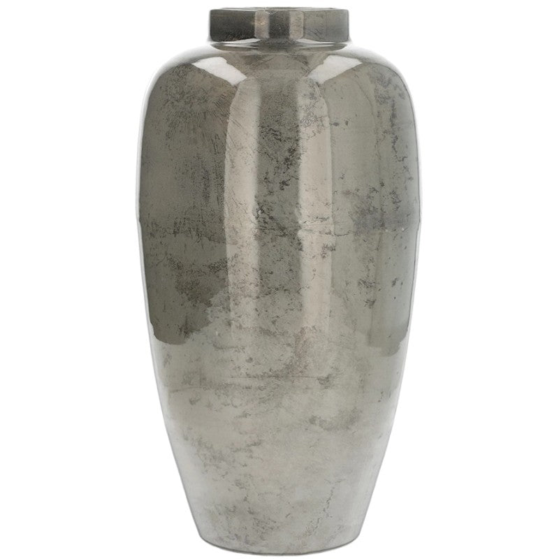 WAZON LOFT podłogowy srebrny 41cm