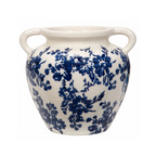 WAZON RÓŻE RETRO CERAMICZNY 21cm