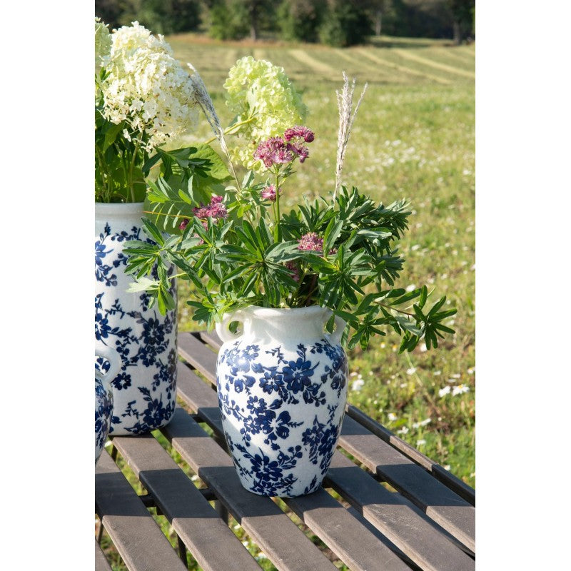 WAZON RÓŻE RETRO CERAMICZNY 23cm