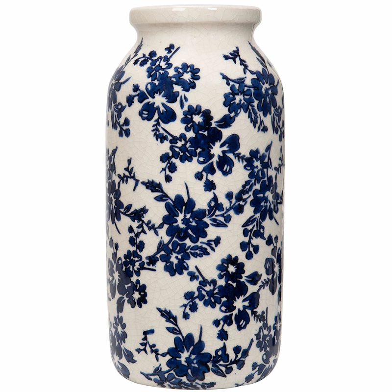 WAZON RÓŻE RETRO CERAMICZNY 32cm