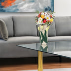 WAZON TULIPANY ręcznie malowany 27cm